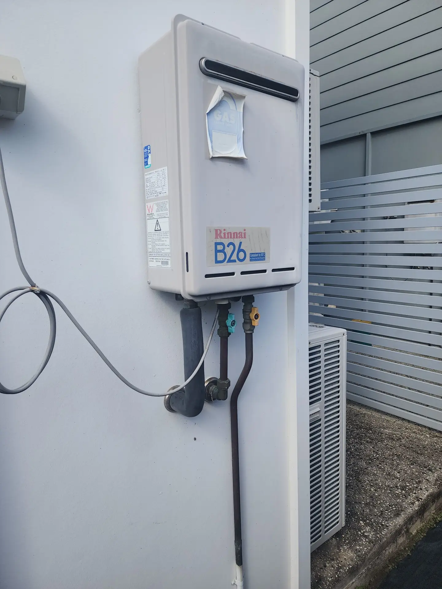 Rinnai B26 Continuous Flow Hot Water System Repair And Service By Page Tradie Licensed Gas Fitters Sunshine Coast